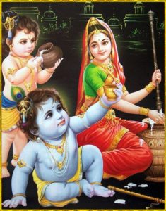 Baby Krishna Images With Mother