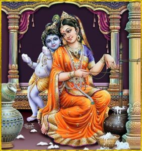 Bal Gopal Krishna Images With Yasoda Ma