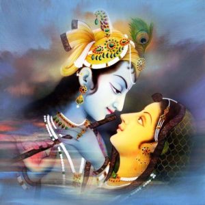 God Krishna with Radha